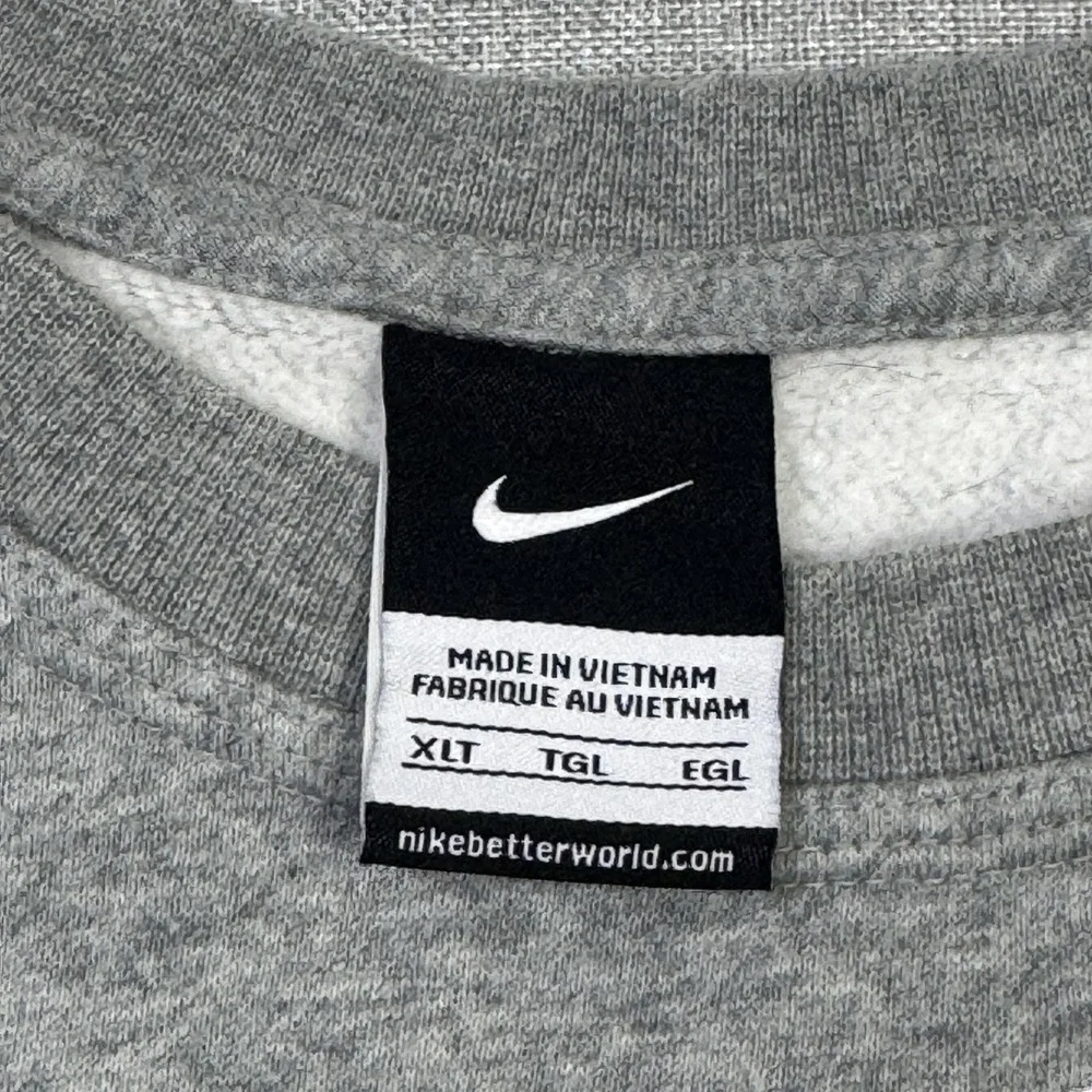 Nike Springfield Baseball Crewneck Fleece Sweatshirt Mens XLT Gray Center Swoosh